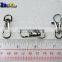 Length 1-1/2"Lobster Clasps Snap Hook Nickel Plated Matel Swivel Backpack Straps Webbing 8mm #FLQ030