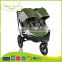 BS-42B aluminium alloy frame material junior baby swing stroller double with shock absorber