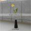 black colored thick stem long champagne glasses