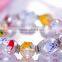 2016 New Latest Design Handmade Bracelet Santa Claus Christmas Hand Painted Stretch Glass Bead Bracelets