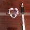 Factory directly wholesale price heart shape red blue purple yellow greecrystal diamond for wedding birthday gift