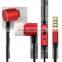 High Quality Cheap Metallic Earphone With MIC For Mobile Phones