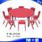 Hot sale plastic kindergarten tables and chairs