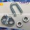 DIN741 wire rope clips in rigging