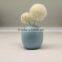 Natural looking rattan reed sticks,ceramic flower reed diffuser