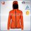 Orange color waterproof windproof nylon women casual outdoor jacket