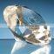 Shining crystal diamond paperweight with logo disgn