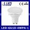 2835SMD cheap gu10 bulb plastic and aluminum body 4w led gu10 bulb