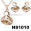 fashion austria crystal star jewelry set 2015