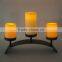 cheap led iron table standing plastic candle holder