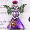 many styles! wholesale women elegant Christmas pearl snowman antique brooch for sale