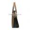 Dongguan factory promotional leather briefcase with zip lock laptop handbag