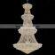 Modern LED big crystal hotel lobby chandelier