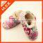 Winter new fashion colorful printed kids velvet slipper boot
