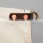 Custom Apron Natural Canvas Work Apron With Dark Brown Leather Trim