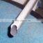 Wardrobe aluminum extrusion oval tube with white plastic