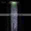 european shower head multi-color bath shower embedded ceiling led shower head