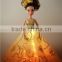 Neon Glow Light Clothes / Beautiful Pincess Dress for LED Dolls