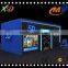fantastic 5D cinema including the outside cabin/box/amazing high technology blue 5d cinema