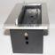 Metal popup multimedia desk top outlet for conference table