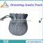 SOFT DRAWSTRING SUEDE JEWELRY POUCH , NECKLACE LOUCH BAG