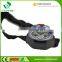 high power ABS material 45 lumens 2 white led+ 1 red led headlamp & headlight