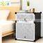 Hot sale colourful plastic folding bedside table