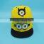 custom snapback cap hip pop cap minions logo cap
