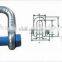 high quality chain/round pin alloy shackle dee/bow shape