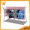 X shape multi-purpose portable foldable baby clothes rack