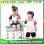New design primary school uniform children's polo shirt with skirt or shorts wholesale