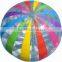 Transparent Rainbow giant beach ball