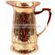 IndianArtVilla Designer Brass Jug Pitcher 950 ML - Storage Drinking Water Home Hotel Restaurant Tableware Gift Item Decorative