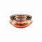 Steel Copper Serving Mughlai Handi 300 ML - Serving Dish Curry Home Hotel Restaurant Tableware