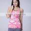 Trendy Fashion Wear Lovely Full Printed Women Sports Wear Workout Tank Top