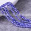 4mm natural round Sodalite loose strand beads