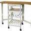 wood dining room kitchen storage trolley modern kitchen trolley