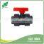 PVC Double Union Ball Valve socket and thread