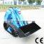 wheel and track type multifunctional mini skid loader