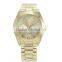 Hot selling fashion design colorful map dials good qiality alloy bracelet watches ladies women