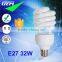 Indoor 2700-6400K E27 Energy Saving Lamp Half Spiral With CFL Principle