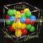 Acrylic Lucky Draw box 20cm*20cm*20cm