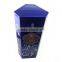 Recycle wine tin container, wine tin can, hexagonal tin box