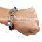 competitive price wholesale skull head bracelet leather stud bracelet