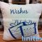 cotton linen jute or blended back cushions throws car cushion bolster cushion covers with alphabet design
