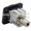 D Type 3.5mm stereo audio female to female connector with metal style