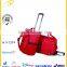 Unisex gender customized different trolley bag sizes, trendy lady trolley bag