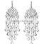 Bridal Earrings Fashion Jewelry Sparkling Cubic Zirconia Chandelier Wedding CZ Earrings for Women