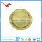 001 chritsmas party decoration disposable gold paper plate