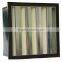 Popular selling High efficiency V- shaped combined sub-HEPA air filter